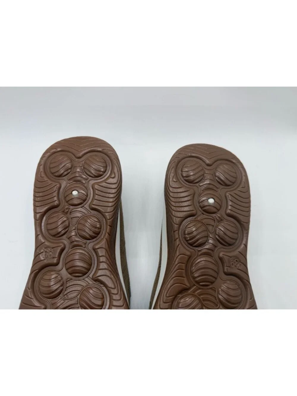 Guttear Brown Woven Slip-On Walking Shoes Women Size EU 39 Comfort Orthopedic